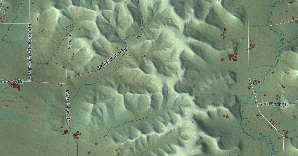 Map of Buena Vista, Richland County, Wisconsin in 2026