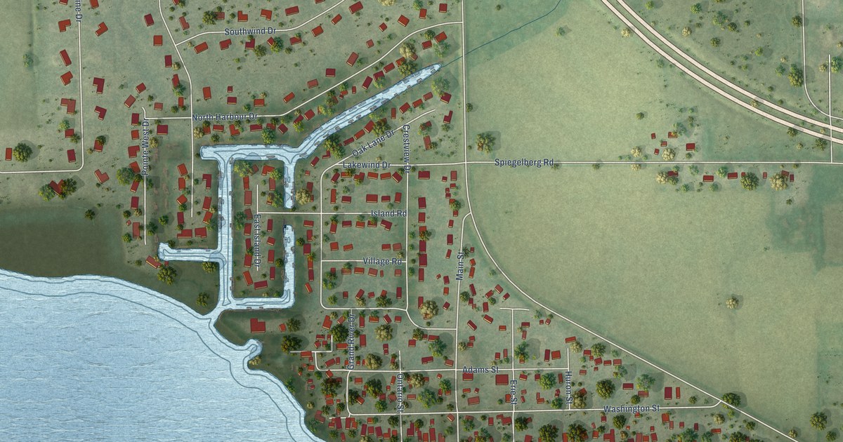 Map of Butte des Morts, Wisconsin in 2026