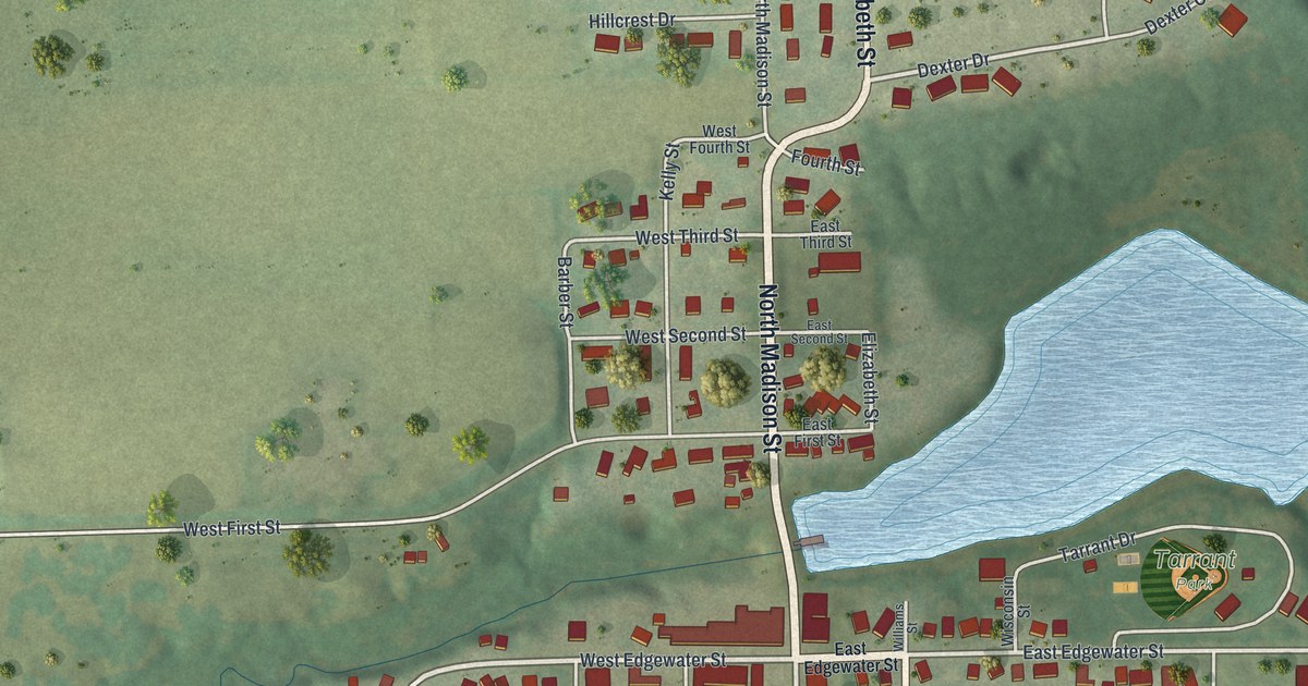 Map of Cambria, Wisconsin in 2026
