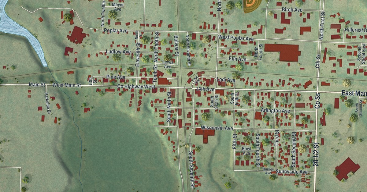 Map of Cameron, Barron County, Wisconsin in 2026
