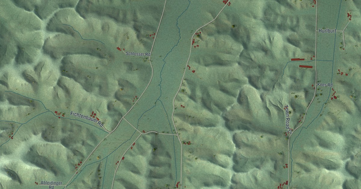 Map of Canton, Wisconsin in 2026