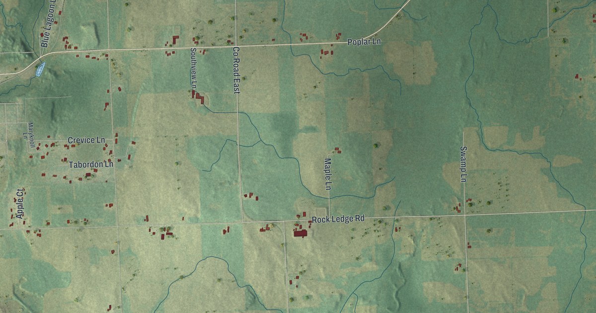 Map of Casco Town, Wisconsin in 2026
