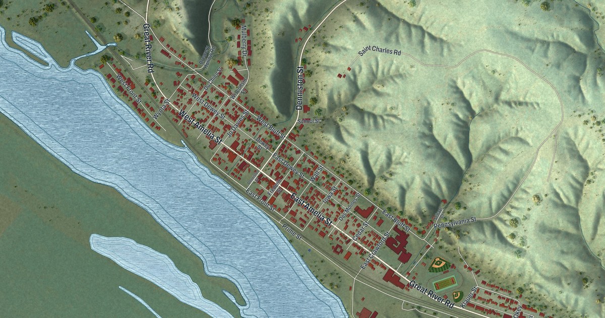Map of Cassville Village, Wisconsin in 2026