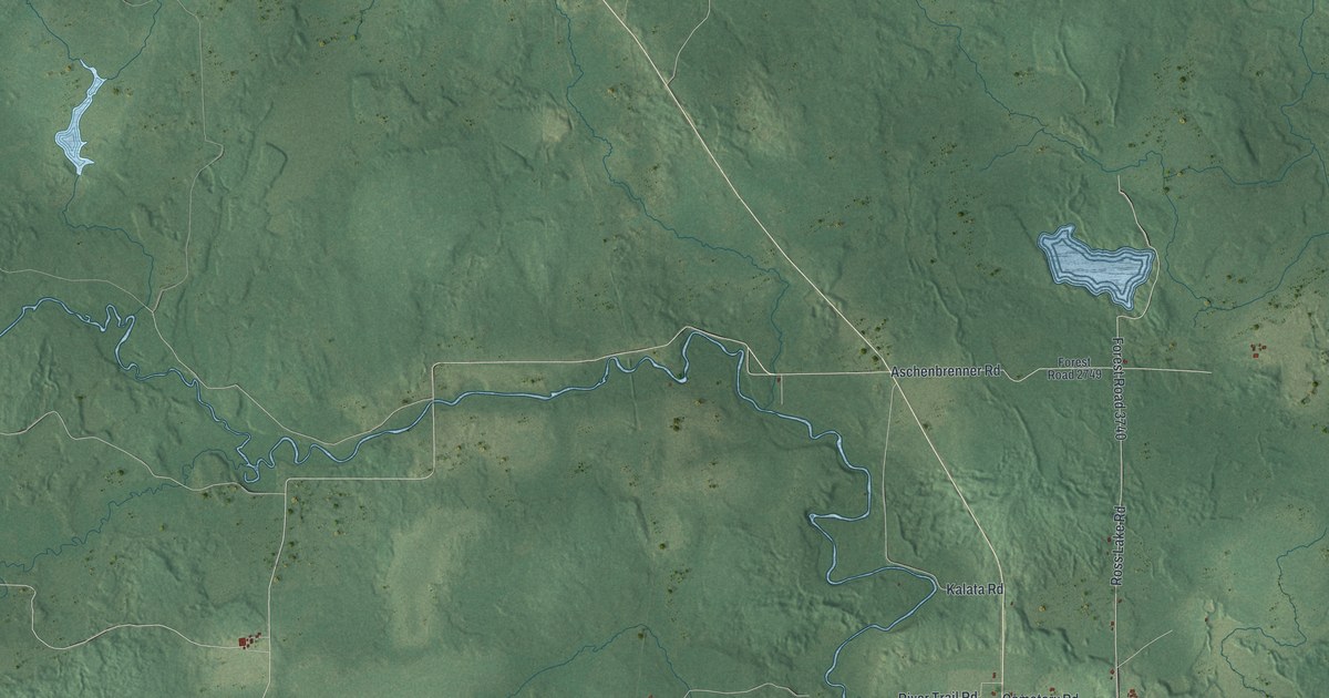 Map of Caswell, Wisconsin in 2026