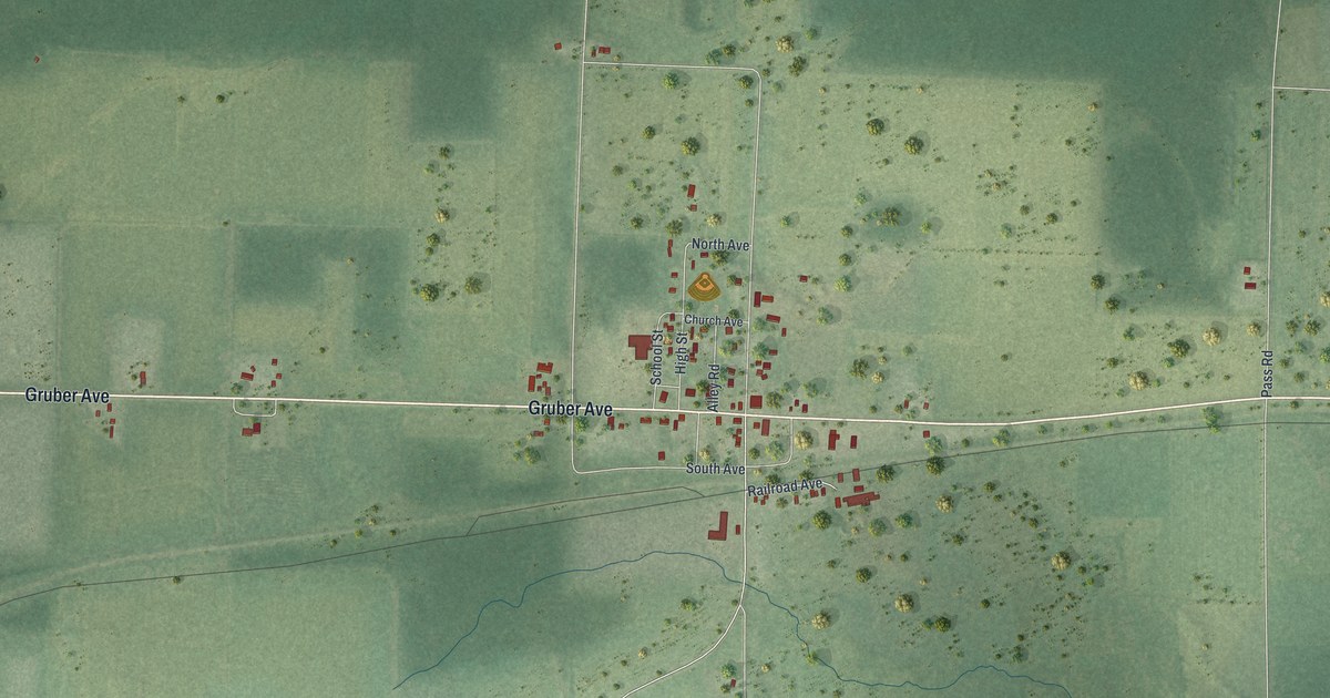 Map of Catawba Village, Wisconsin in 2026
