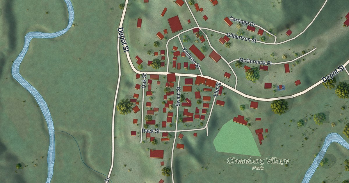 Map of Chaseburg, Wisconsin in 2026