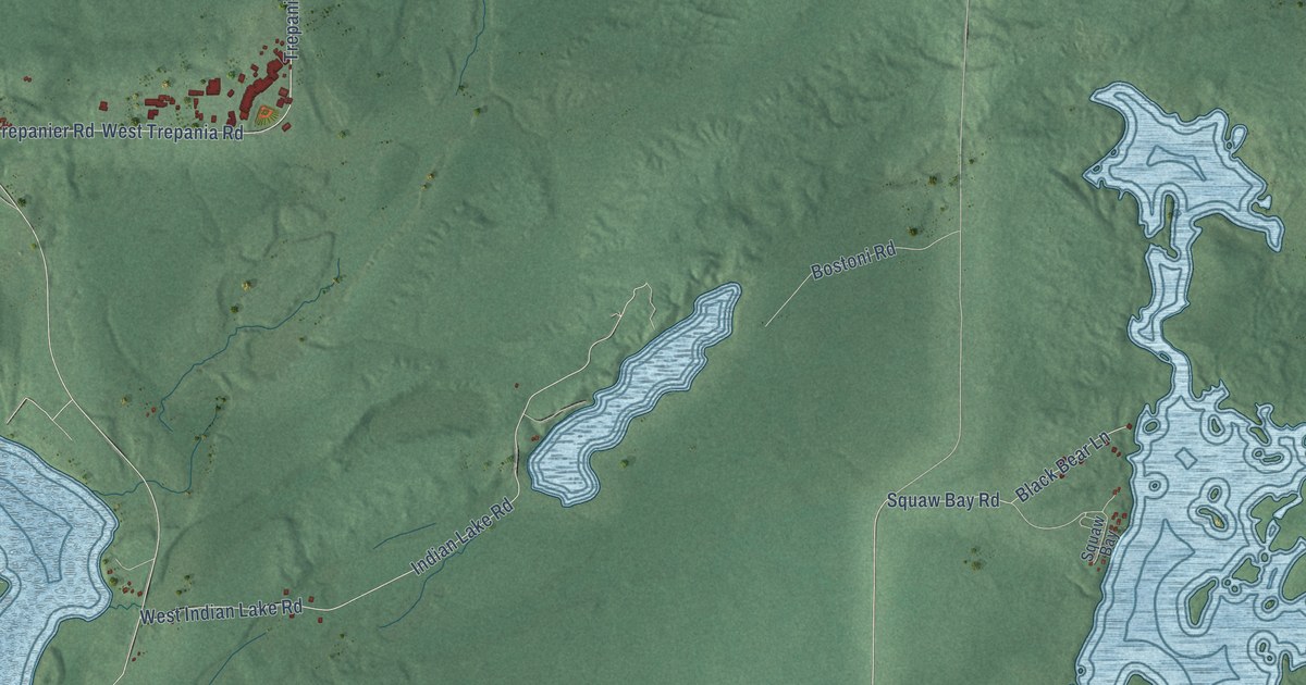 Map of Chief Lake, Wisconsin in 2026