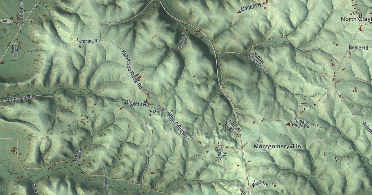 Map of Clayton, Crawford County, Wisconsin in 2026