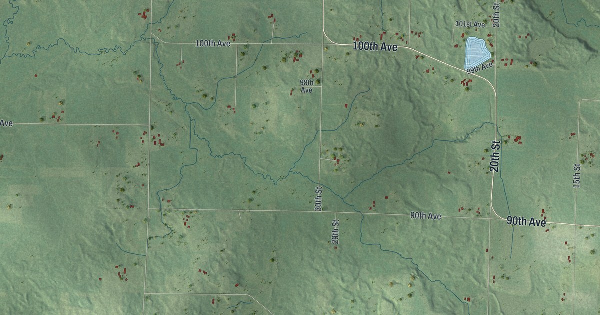 Map of Clayton Town, Polk County, Wisconsin in 2026