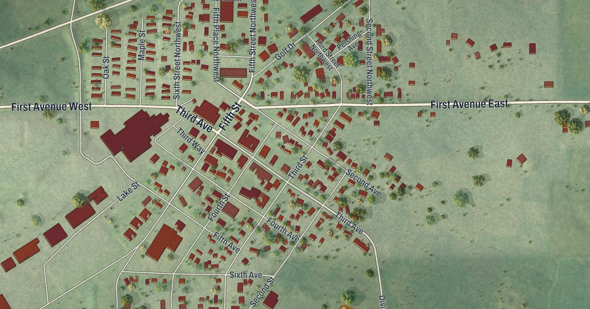 Map of Clear Lake Village, Wisconsin in 2026