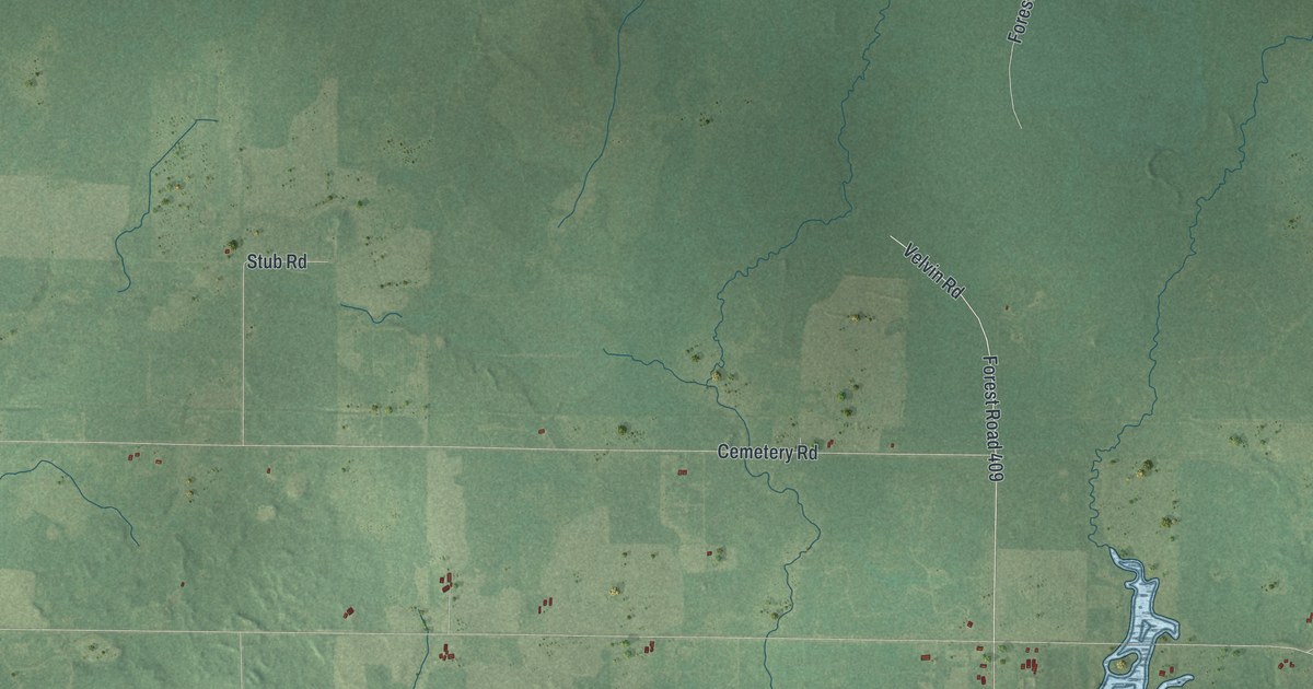 Map of Cleveland, Taylor County, Wisconsin in 2026