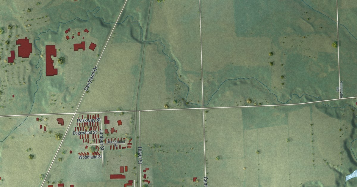Map of Cleveland, Manitowoc County, Wisconsin in 2026