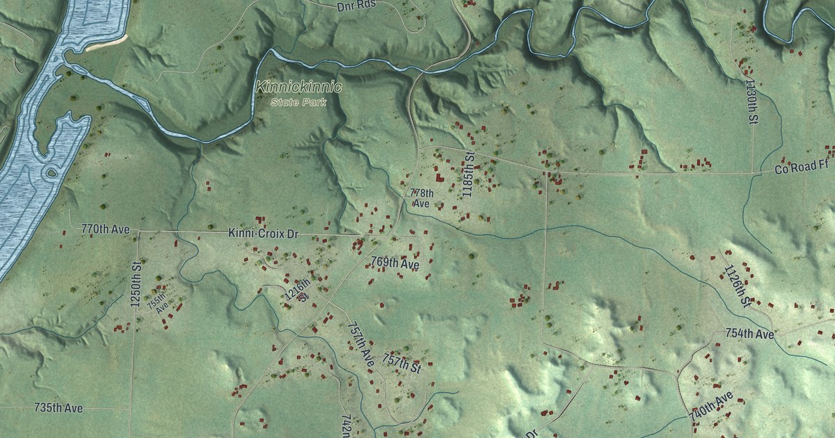 Map of Clifton, Pierce County, Wisconsin in 2026
