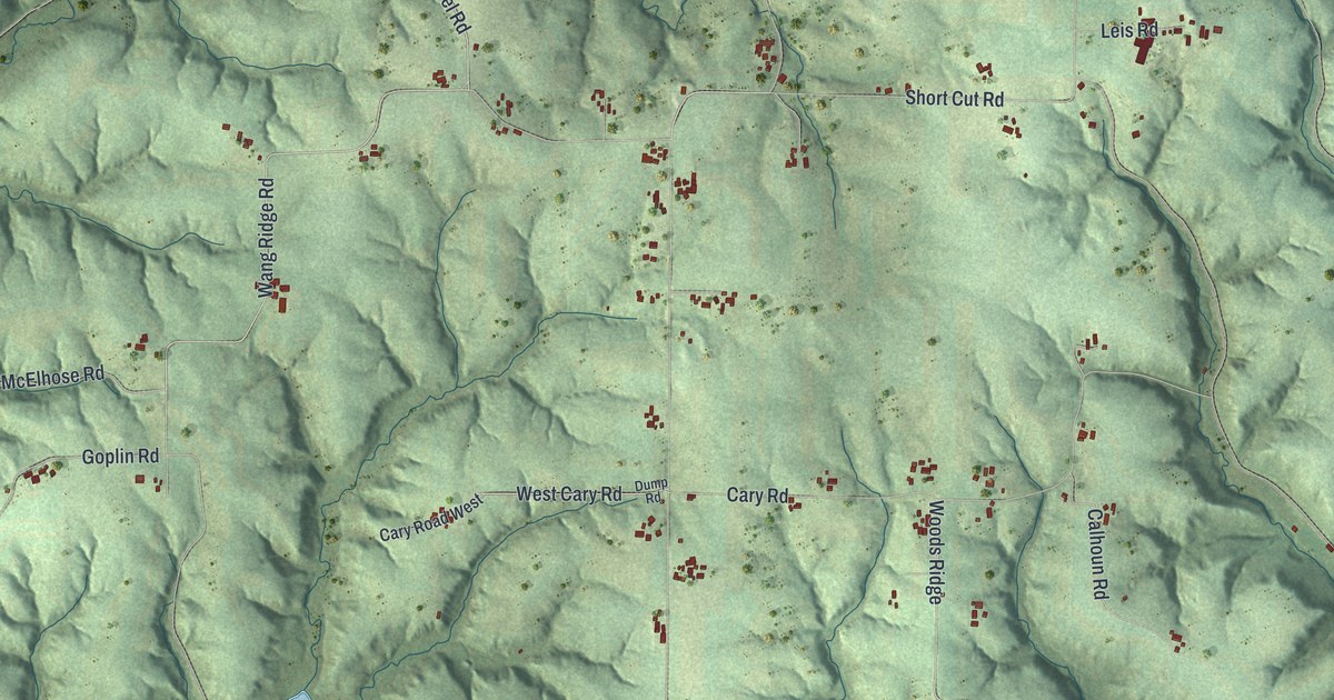 Map of Clinton, Vernon County, Wisconsin in 2026