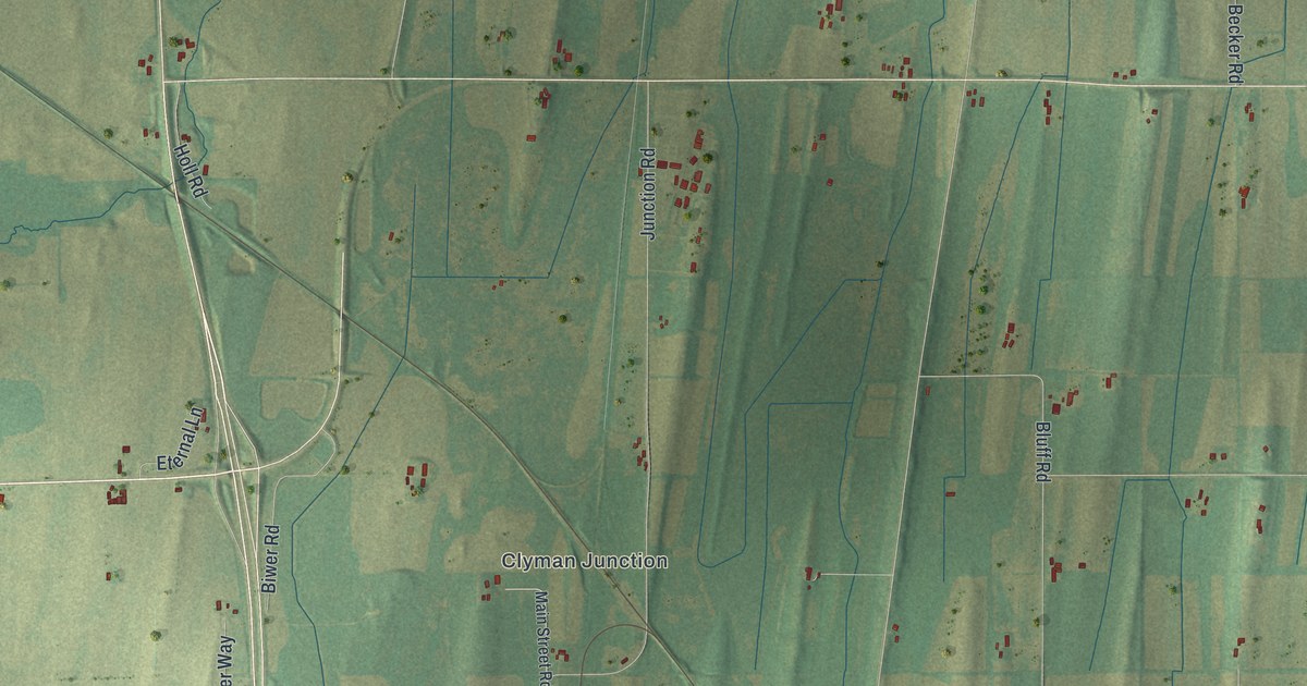 Map of Clyman Town, Wisconsin in 2026
