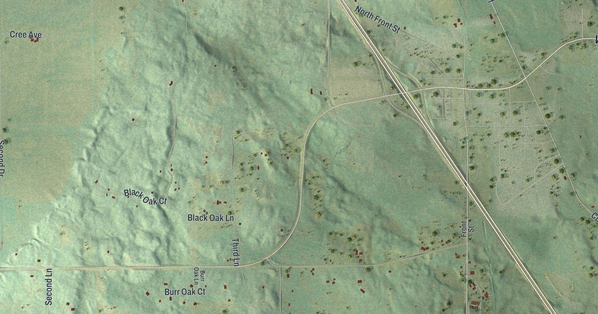 Map of Coloma Town, Wisconsin in 2026