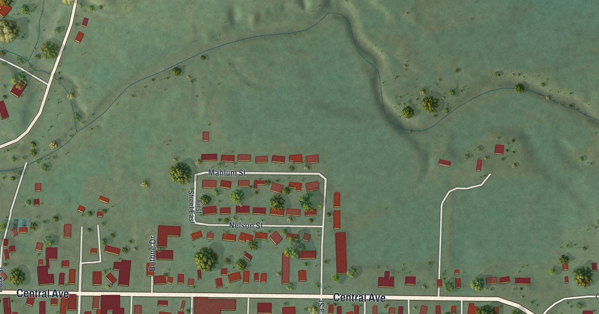 Map of Coon Valley, Wisconsin in 2026
