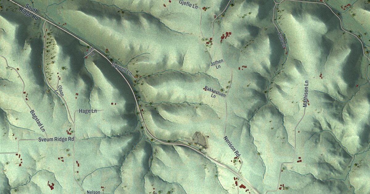 Map of Coon, Wisconsin in 2026