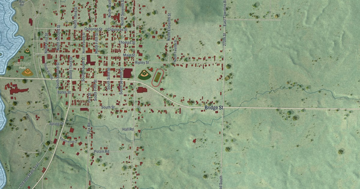 Map of Cornell, Wisconsin in 2026