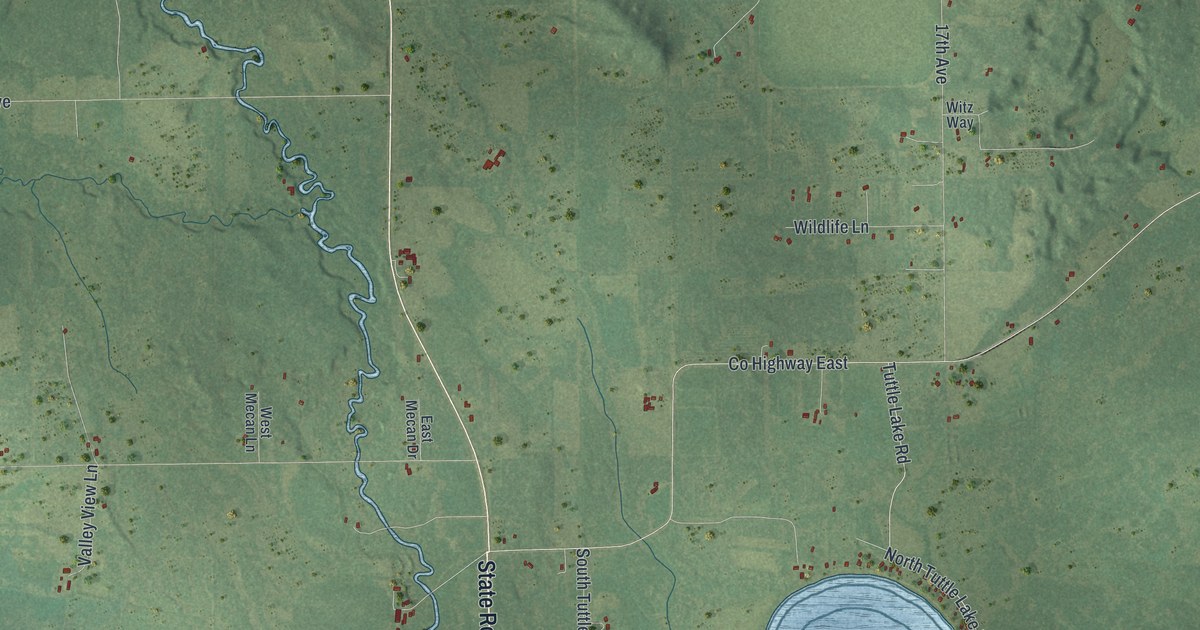 Map of Crystal Lake, Marquette County, Wisconsin in 2026