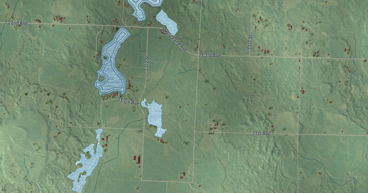 Map of Crystal Lake, Barron County, Wisconsin in 2026