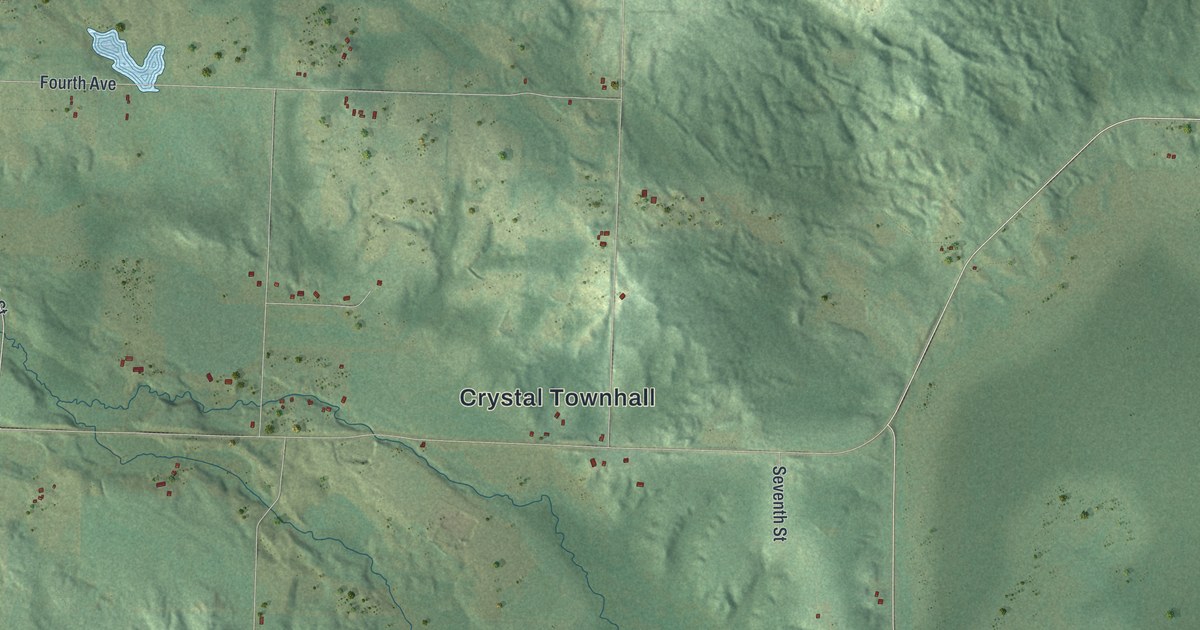 Map of Crystal, Wisconsin in 2026