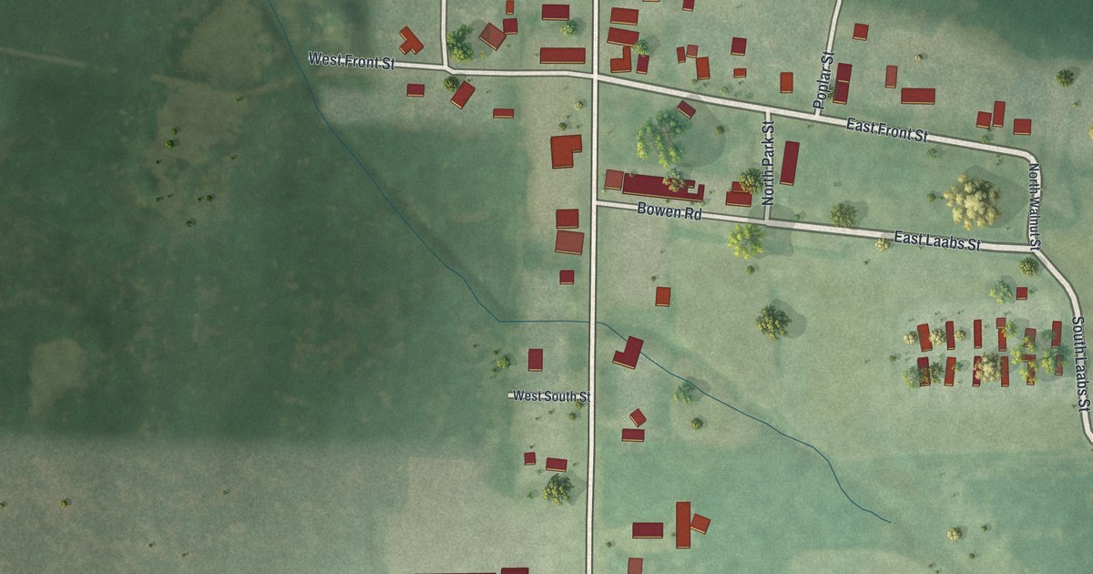 Map of Curtiss, Wisconsin in 2026