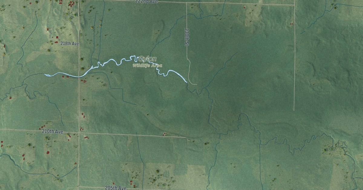 Map of Cylon, Wisconsin in 2026