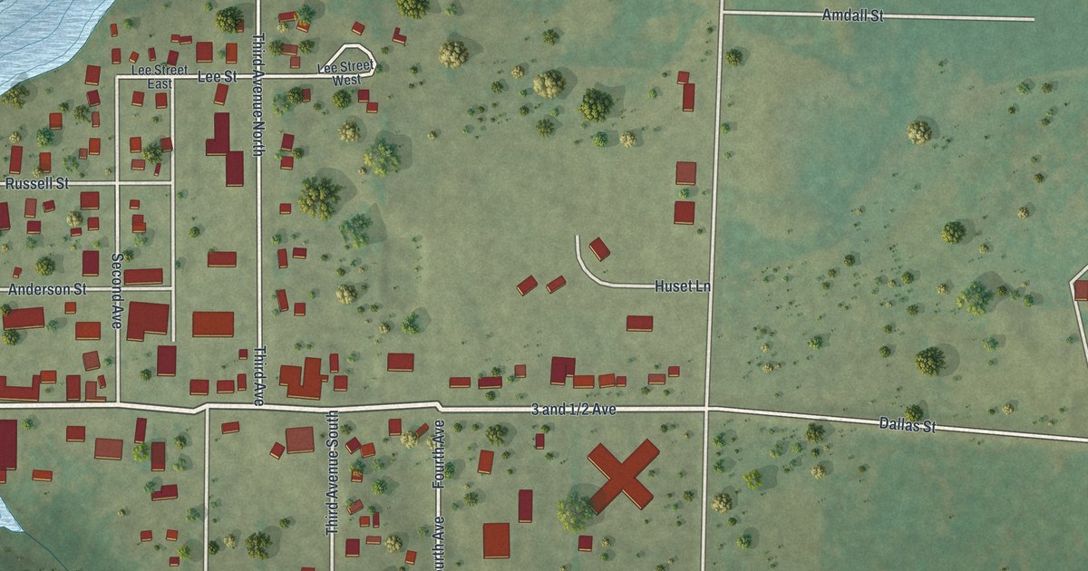 Map of Dallas Village, Wisconsin in 2026