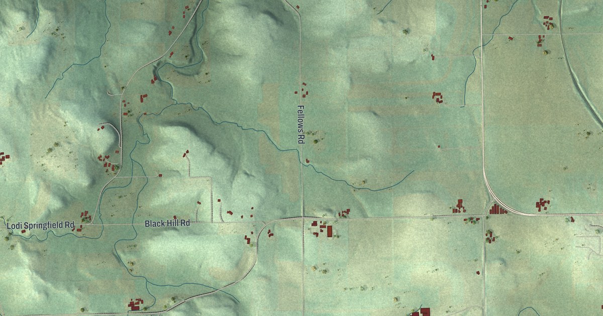 Map of Dane Town, Wisconsin in 2026