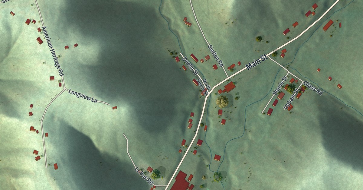 Map of De Soto, Wisconsin in 2026
