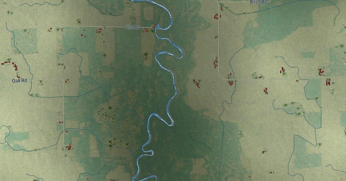 Map of Deer Creek, Outagamie County, Wisconsin in 2026
