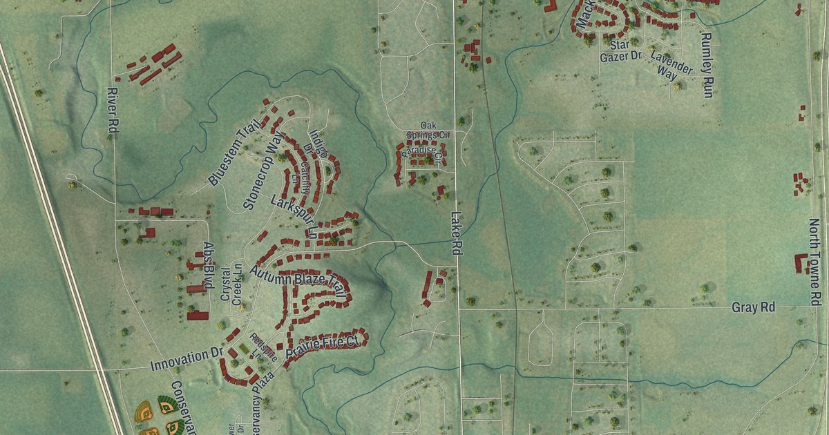 Map of DeForest, Wisconsin in 2026