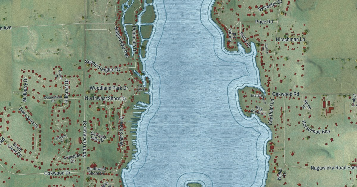 Map of Delafield City, Wisconsin in 2026