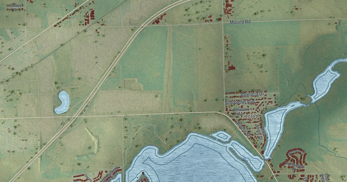 Map of Delavan Town, Wisconsin in 2026