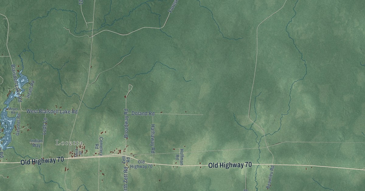 Map of Draper, Wisconsin in 2026