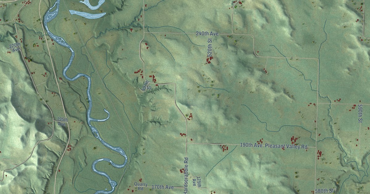 Map of Dunn, Dunn County, Wisconsin in 2026