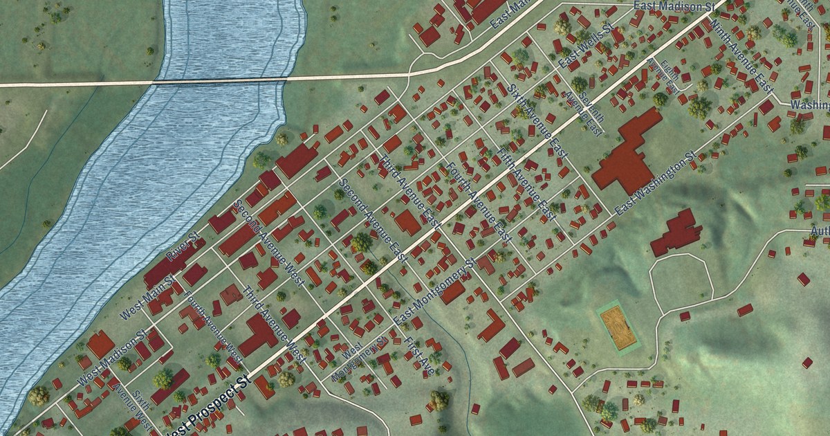 Map of Durand, Wisconsin in 2026
