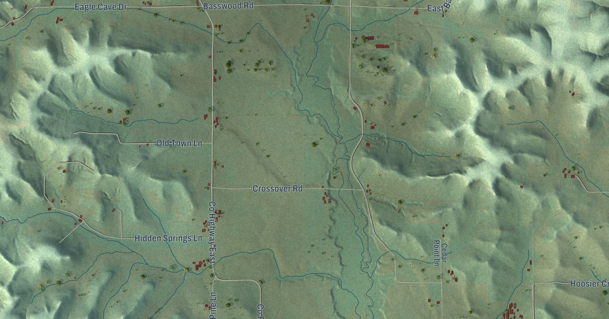 Map of Eagle, Richland County, Wisconsin in 2026