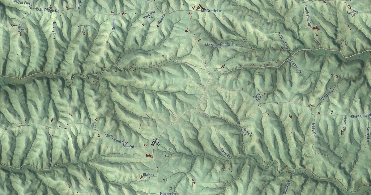 Map of the Town of Eastman, Wisconsin in 2026