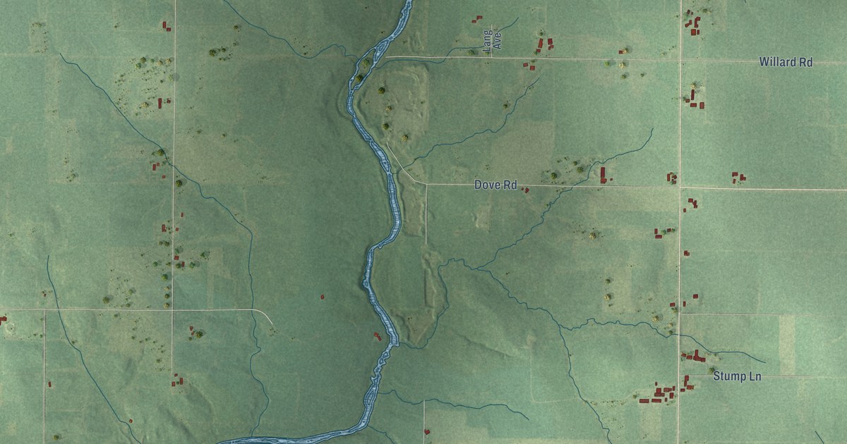 Map of Eaton, Clark County, Wisconsin in 2026