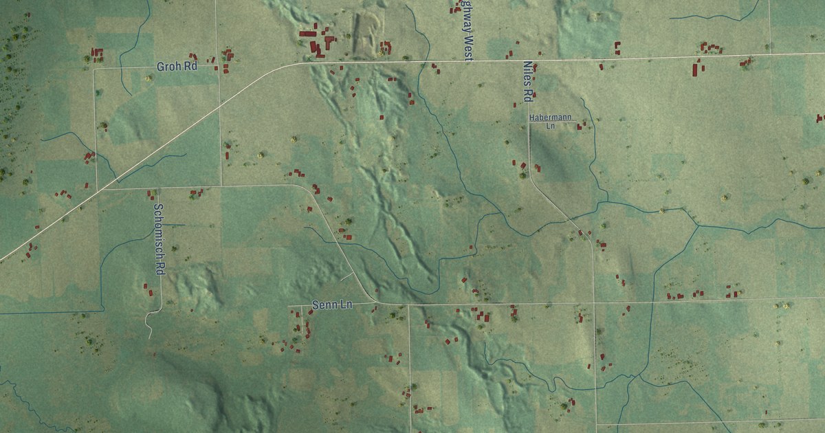 Map of Eaton, Manitowoc County, Wisconsin in 2026