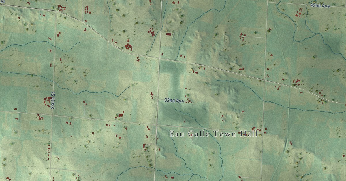 Map of Eau Galle, St. Croix County, Wisconsin in 2026