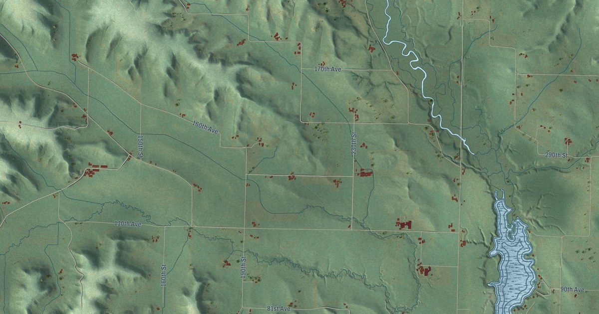 Map of Eau Galle, Dunn County, Wisconsin in 2026