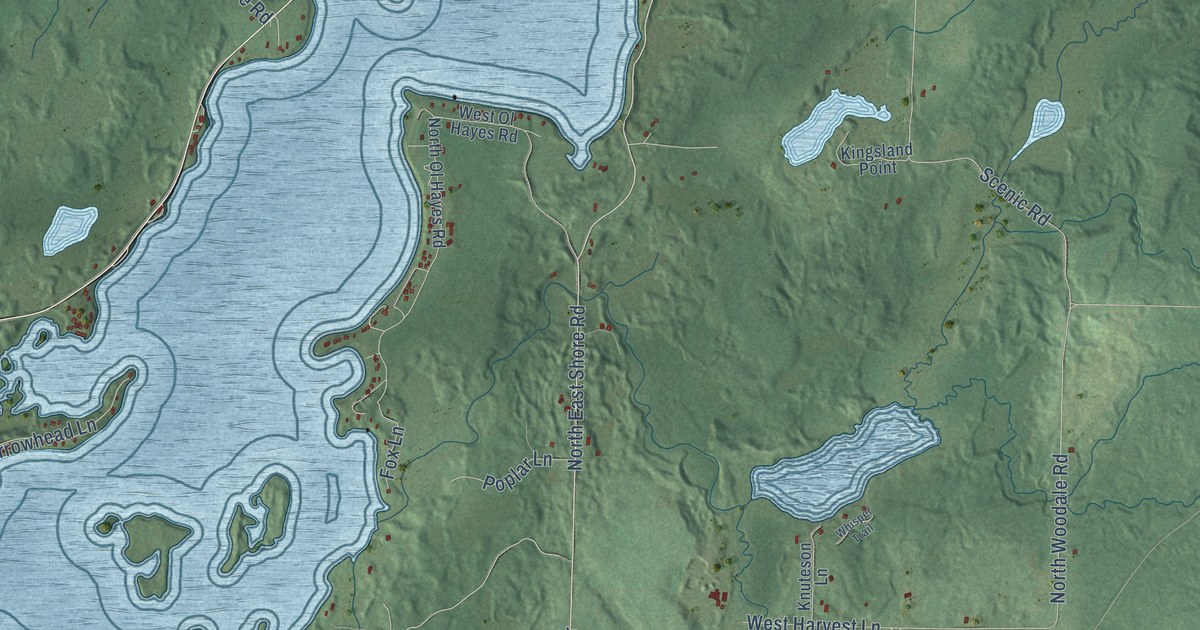 Map of Edgewater, Wisconsin in 2026