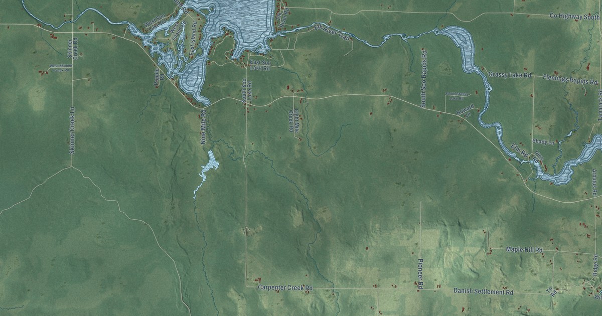 Map of Elk, Wisconsin in 2026