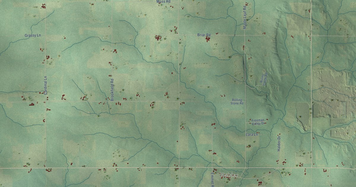 Map of Emmet, Marathon County, Wisconsin in 2026