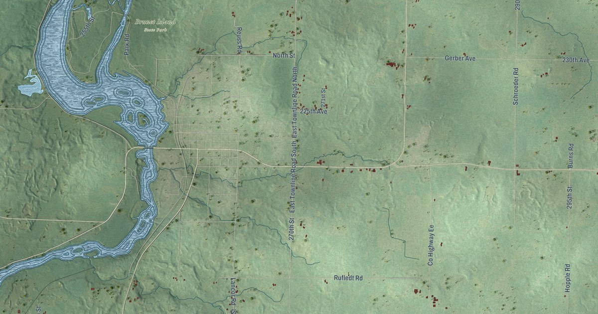 Map of Estella, Wisconsin in 2026