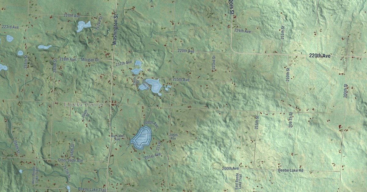 Map of Eureka, Wisconsin in 2026
