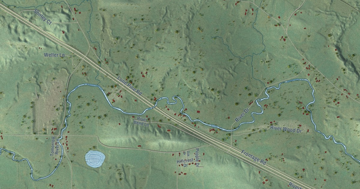 Map of Farmington, Waupaca County, Wisconsin in 2026